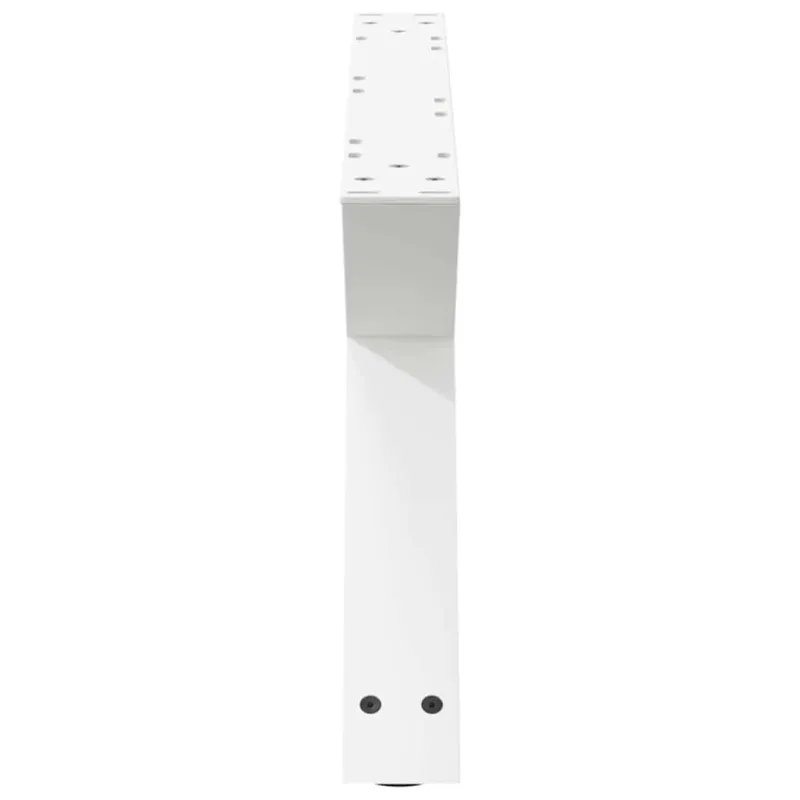 Kavos staliuko kojelės, 2 vnt., baltos, 70x(30-31,3) cm, plienas