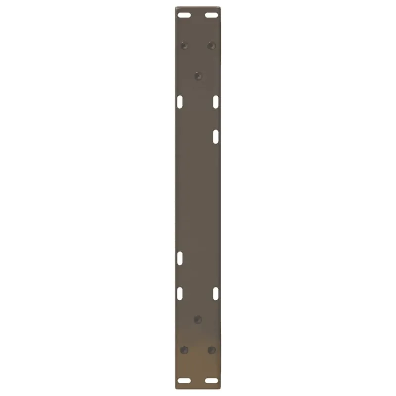 Kavos staliuko kojelės, 2 vnt., natūralus plienas, 50x(30-31,3) cm, plienas