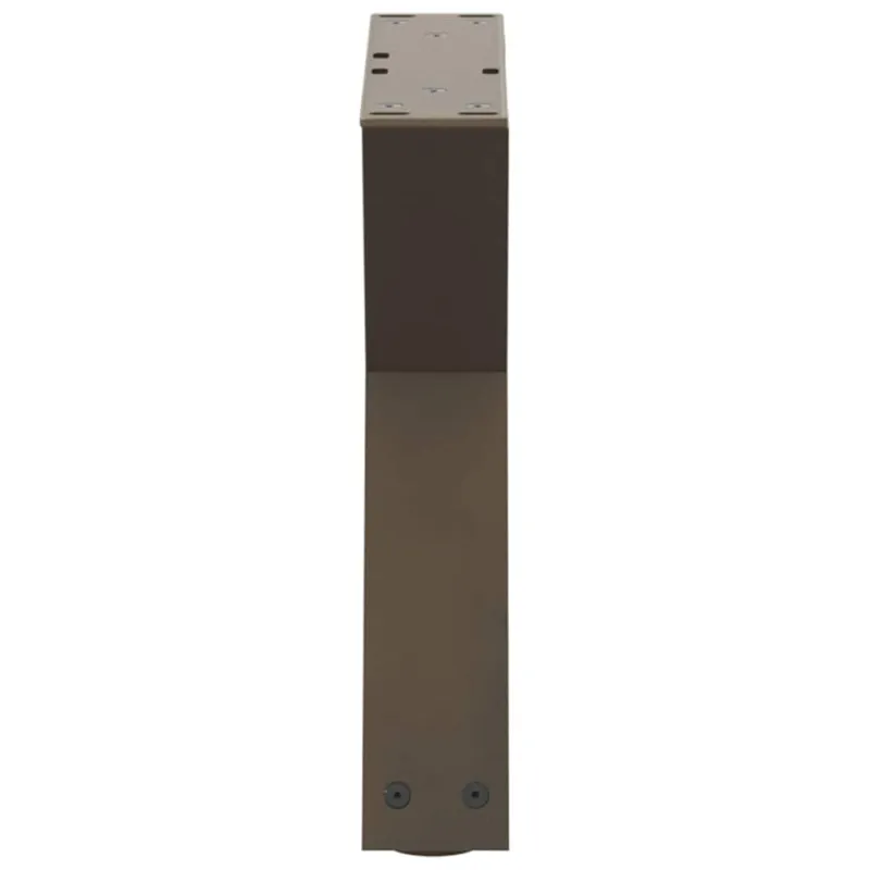 Kavos staliuko kojelės, 2 vnt., natūralus plienas, 30x(30-31,3) cm, plienas