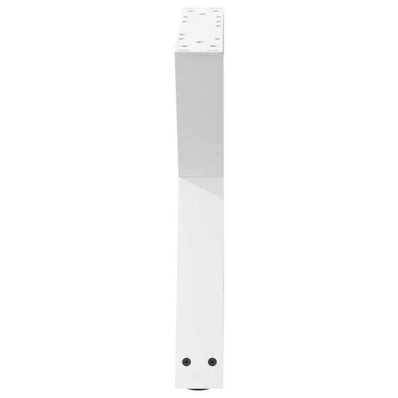 Kavos staliuko kojelės, 2 vnt., baltos, 60x(42-43,3) cm, plienas