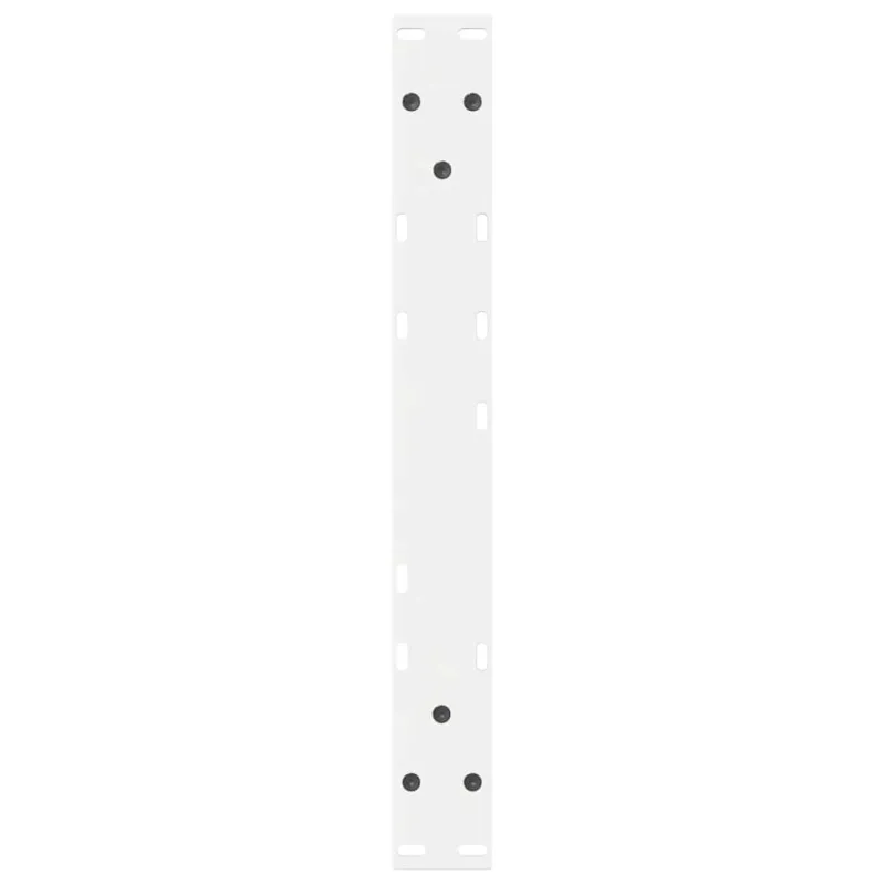 Kavos staliuko kojelės, 2 vnt., baltos, 60x(42-43,3) cm, plienas
