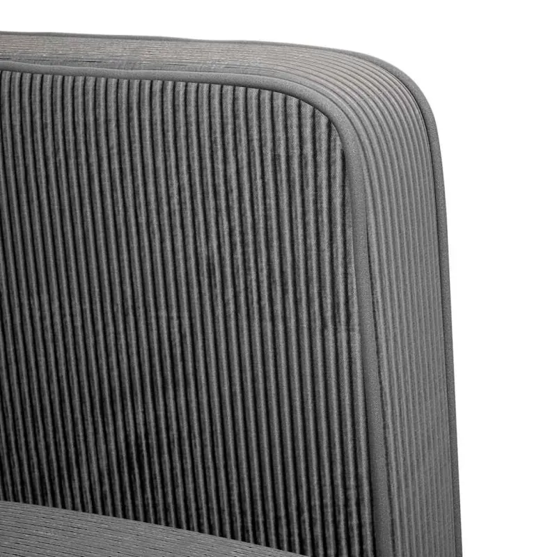 Loveseat sofa, tamsiai pilka, 109cm, velvetinis audinys