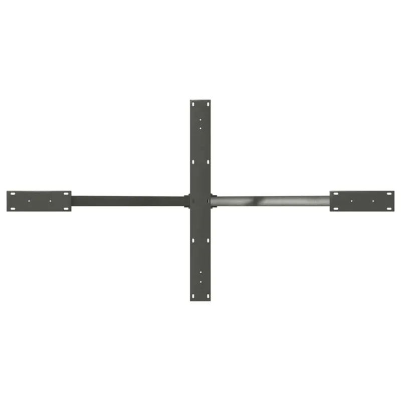 Valgomojo stalo koja, voro formos, antracito spalvos, 150x78x(72-73) cm, plienas