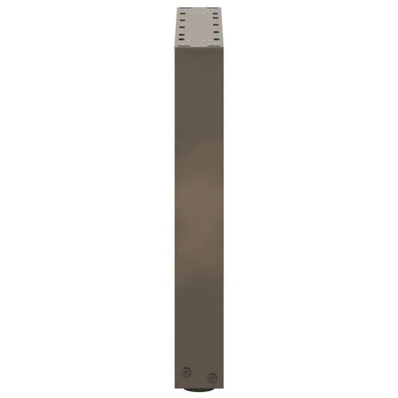 Kavos staliuko kojelės, U formos, 2 vnt., natūralus plienas, 28x(42-43) cm, plienas
