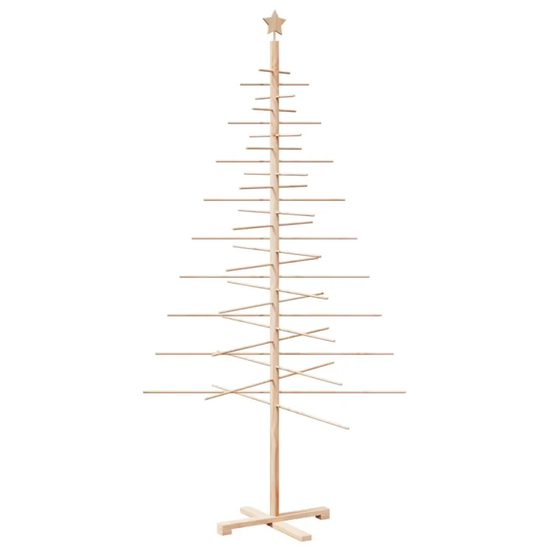 Medinė Kalėdų eglutė, 210cm, pušies medienos masyvas