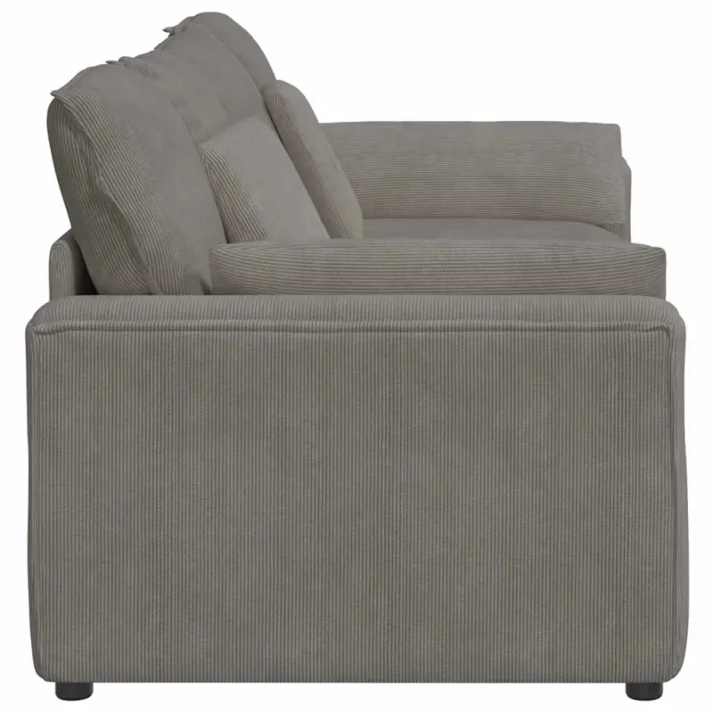 Modulinė sofa su pagalvėlėmis, šviesiai pilka