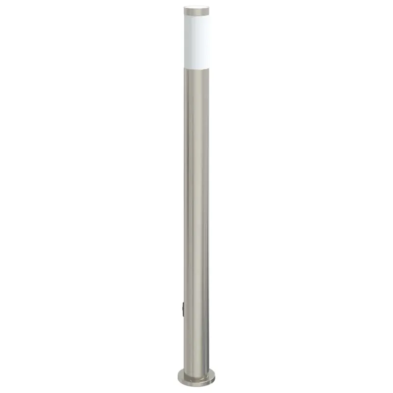 Šviestuvas su stulpeliu, 110 cm, nerūdijantis plienas, IP44