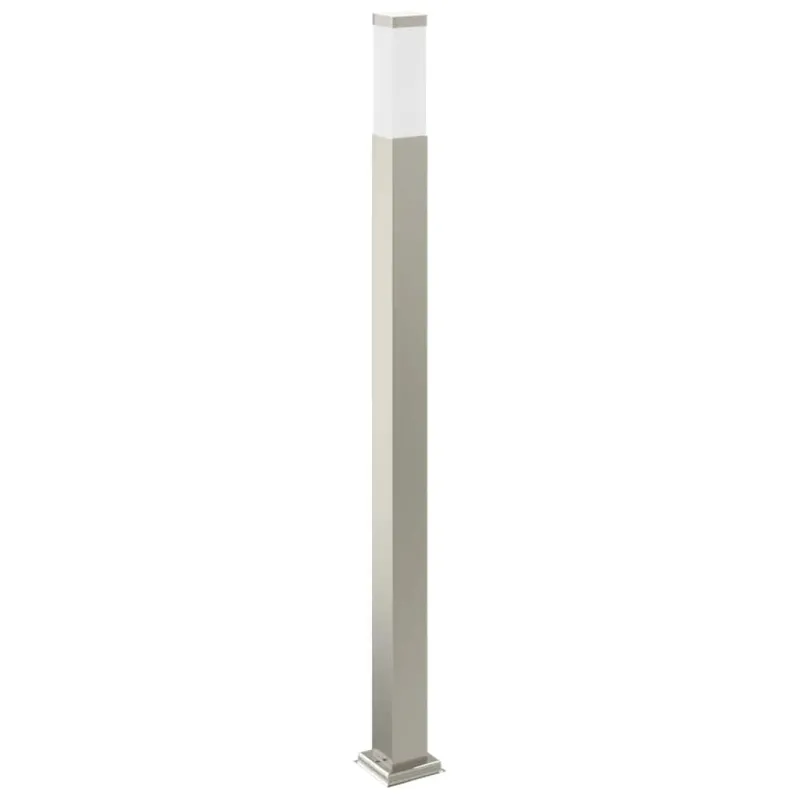 Apsauginis šviestuvas su jutikliu ir lizdu, 110 cm, nerūdijantis plienas, IP44