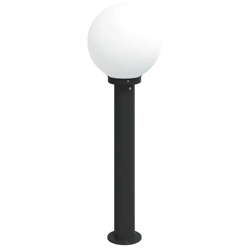 Šviestuvai stulpeliams, 3 vnt., 80 cm, juodi, IP44
