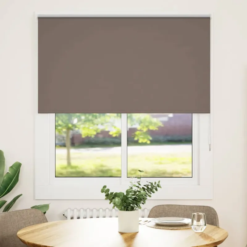 Roletas, neperšlampamas, kavos spalvos, 130x175 cm, audinys, plotis 126,6 cm, poliesteris