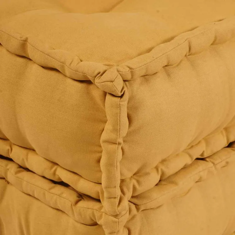 Modulinė sofa, geltona, 70x70x54 cm, audinys
