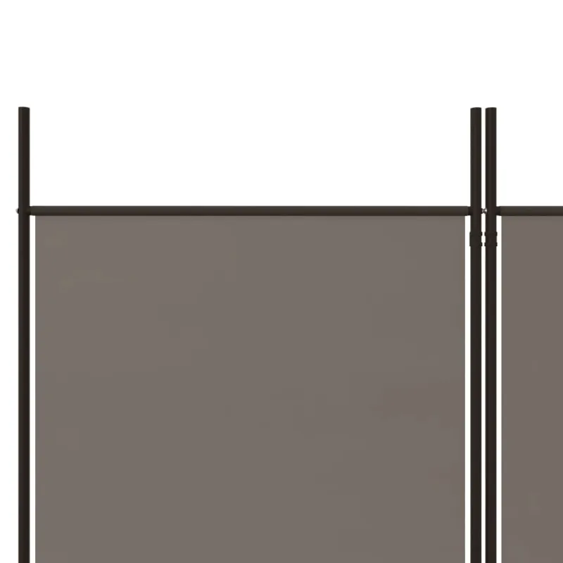 Kambario pertvara, 3 dalių, antracito, 150x220cm, audinys