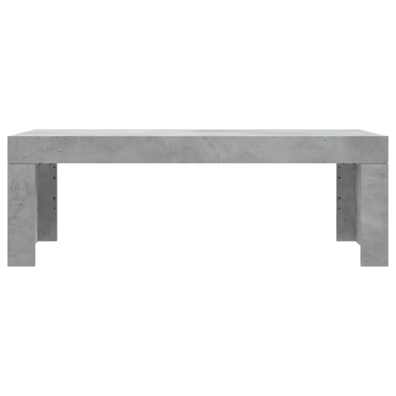 Kavos staliukas, betono pilkas, 102x50x36cm, apdirbta mediena