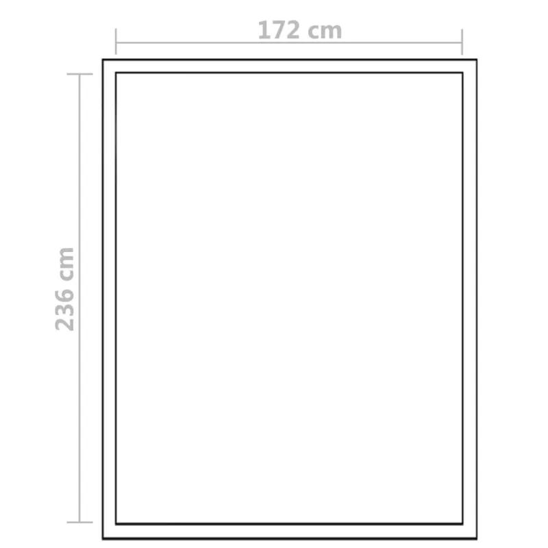 Sustiprintas šiltnamis iš aliuminio su pagrindo rėmu, 4,6m²