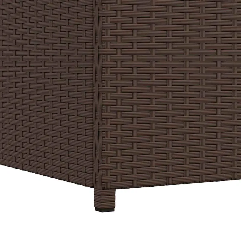 Sodo daiktadėžė, ruda, 120x50x60cm, poliratanas