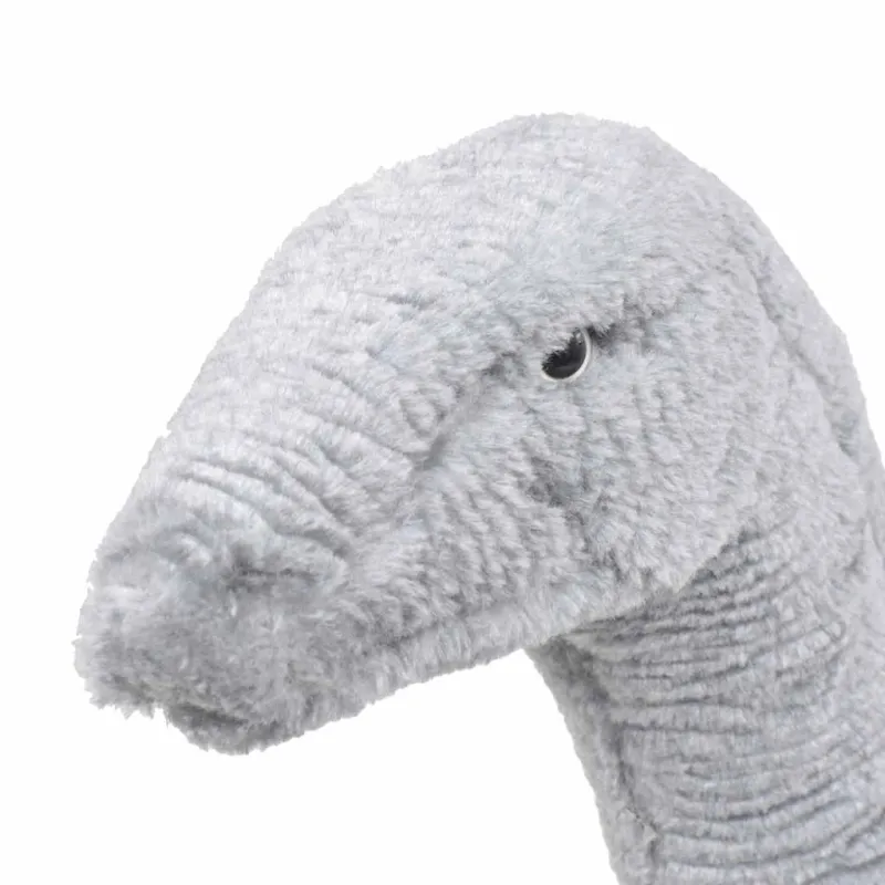 Pastat. pliušin. žaislas dinozauras brachiozauras, pilkas, XXL