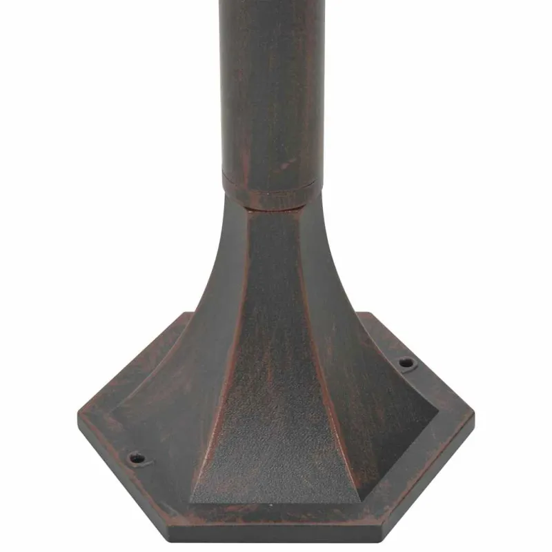 Sodo šviestuvai, 6vnt., E27, 110cm, aliuminis, bronziniai