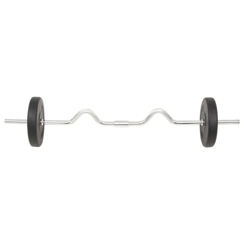 Štangos ir hantelių rinkinys, 30 kg