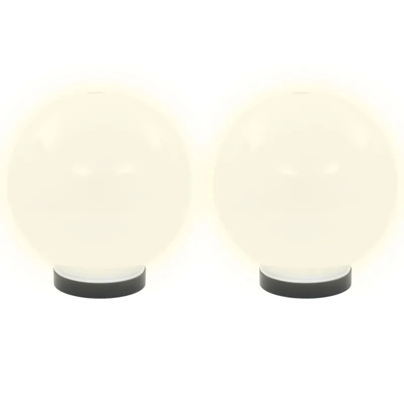 LED lempos, rutulio formos, 2vnt., sferiniai, 20cm, PMMA