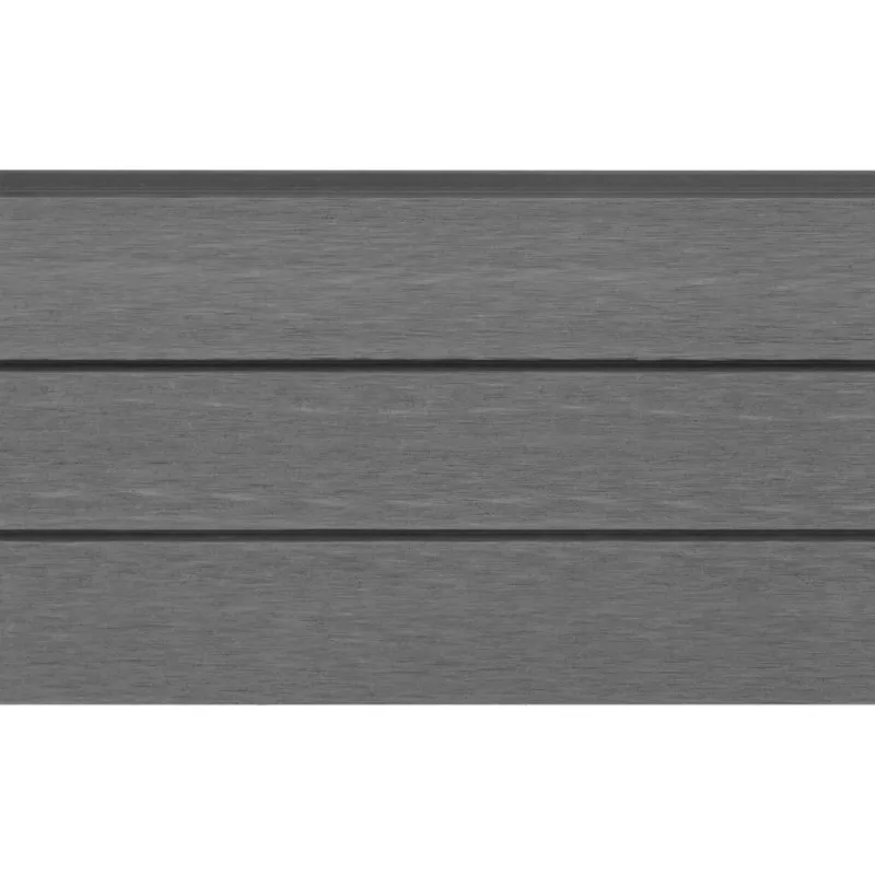 Atsarginės tvoros lentos, pilkos, WPC, 9vnt., 170cm