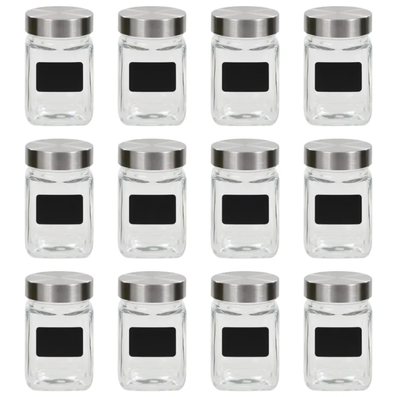 Stikliniai indai su lipdukais, 12 vnt., 300 ml