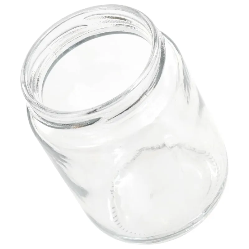 Stikl. stiklainiai uogienei su raud. sp. dangt., 96vnt., 230ml