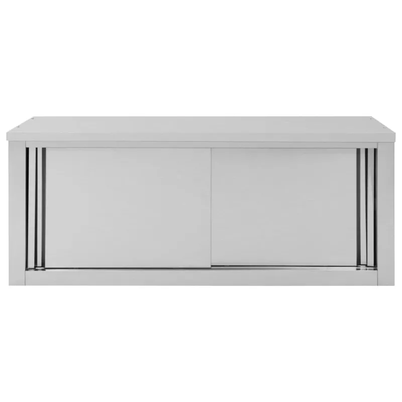 Sien. virtuv. spintelė su stumd. dur., 120x40x50cm, ner. plien.
