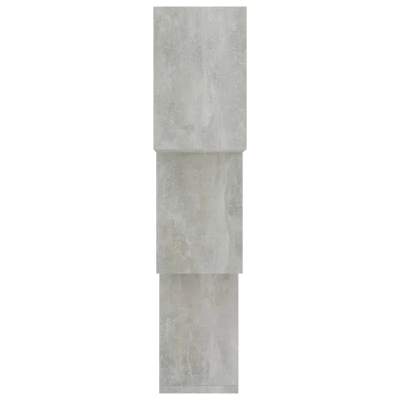 Sieninės lentynos, pilkos sp., 68x15x68cm, mediena, kubo formos