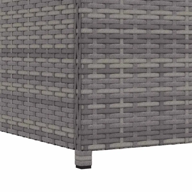 Sodo daiktadėžė, pilkos spalvos, 120x50x60cm, poliratanas