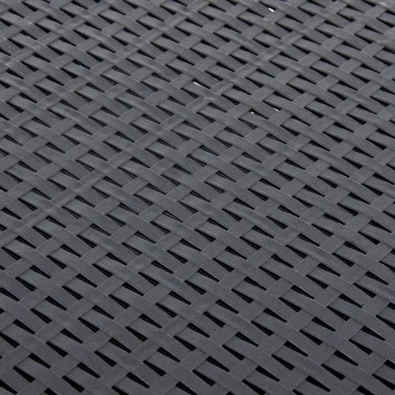 Šoninis staliukas, antracito spalvos, 54x54x36,5cm, plastikas