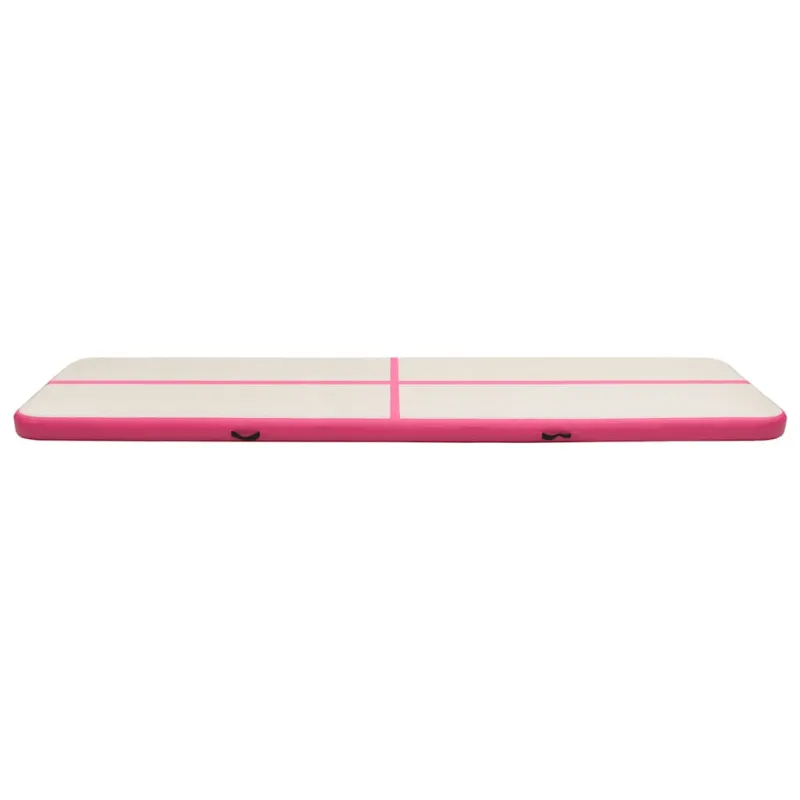 Pripučiamas gimnastikos kilimėlis, rožinis, 700x100x20cm, PVC
