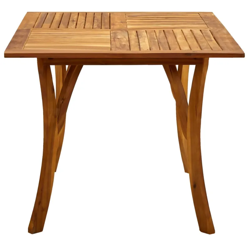 Sodo stalas, 150x90x75cm, akacijos medienos masyvas