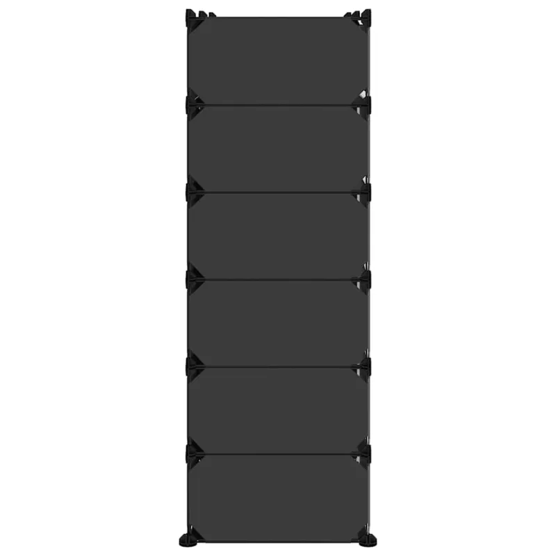 Batų lentyna, juodos spalvos, 94,5x36,5x106cm, PP