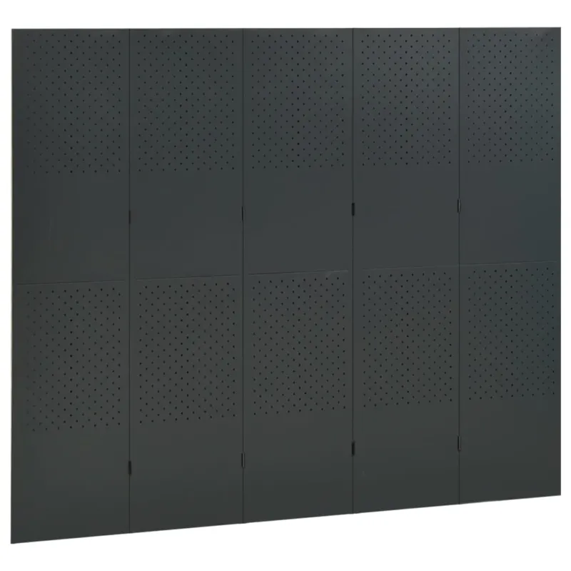 Kambario pertvaros, 5 dalių, 2vnt., pilkos, 200x180cm, plienas