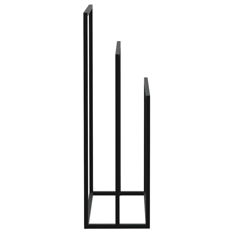 Pastatoma rankšluosčių kabykla, juoda, 48x24x79cm, geležis