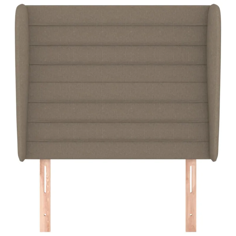 Galvūgalis su auselėmis, taupe, 103x23x118/128cm, audinys