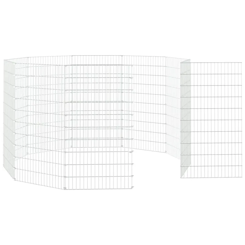 Aptvaras gyvūnams, 10 segmentų, 54x100cm, galvanizuota geležis
