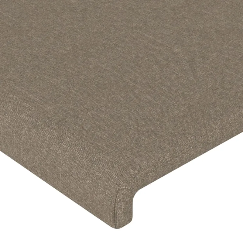 Galvūgalis su auselėmis, taupe, 163x23x118/128cm, audinys