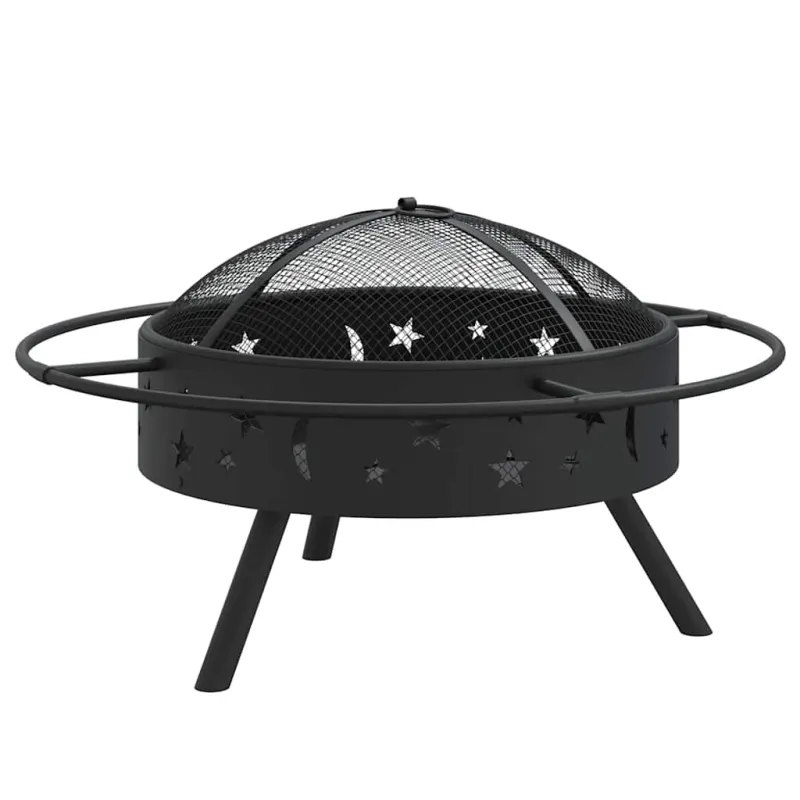 Laužavietė su žarstekliu, 70cm, plienas, XXL
