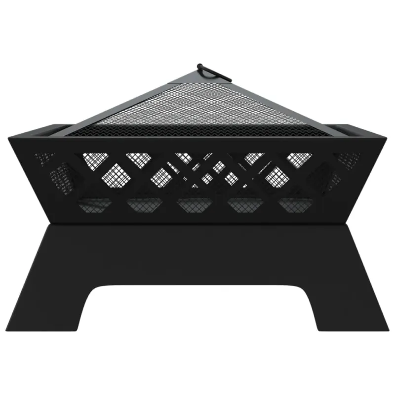 Laužavietė su žarstekliu, 50cm, plienas, XXL