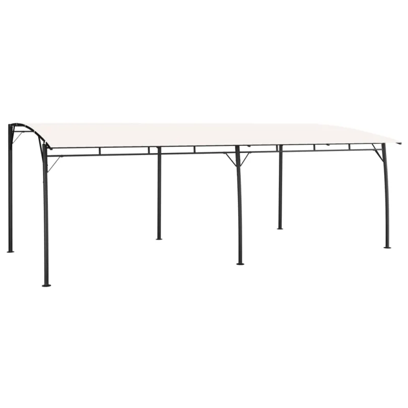 Sodo markizė nuo saulės, kreminės spalvos, 6x3x2,55m