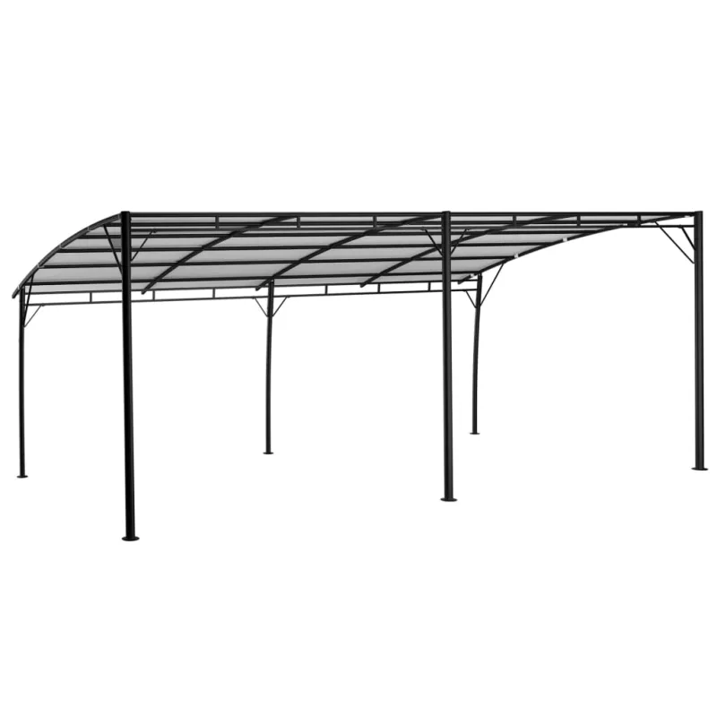Sodo markizė nuo saulės, kreminės spalvos, 6x3x2,55m