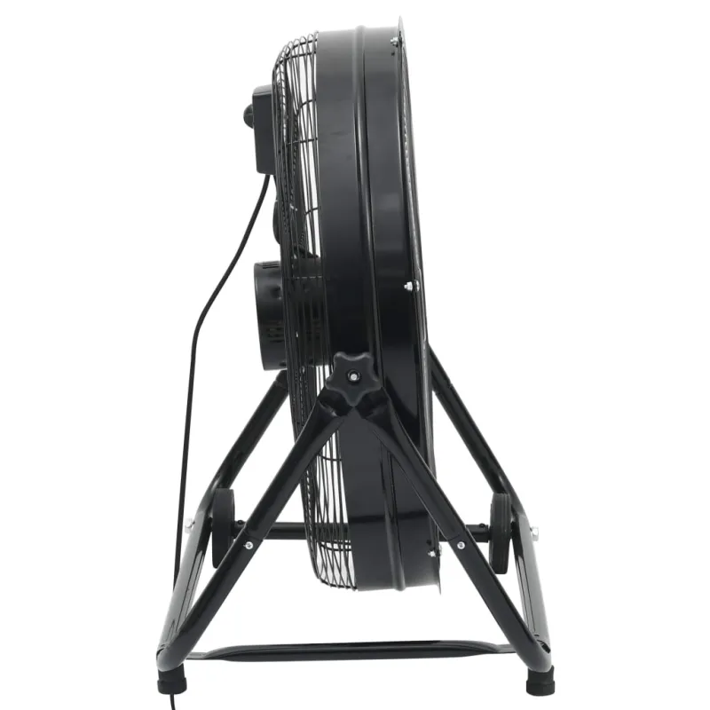 Pramoninis ventiliatorius, juodas, 60cm, 172,5W, būgno formos