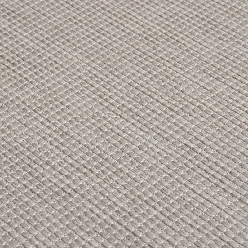 Lauko kilimėlis, šviesiai pilkos spalvos, 160x230cm, plokščio pynimo