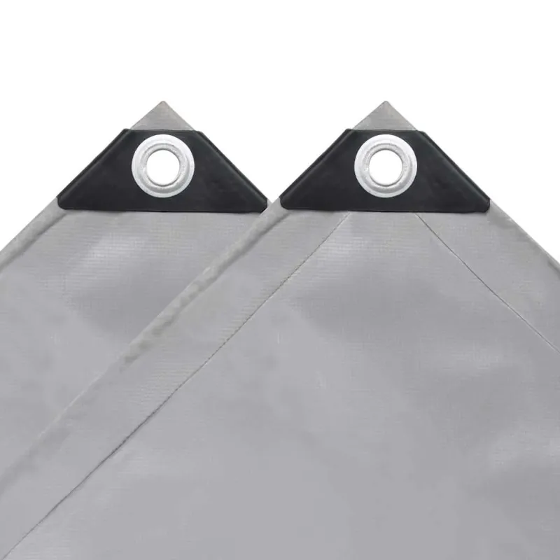 Tentas, pilkos spalvos, 4x5m, 650g/m²