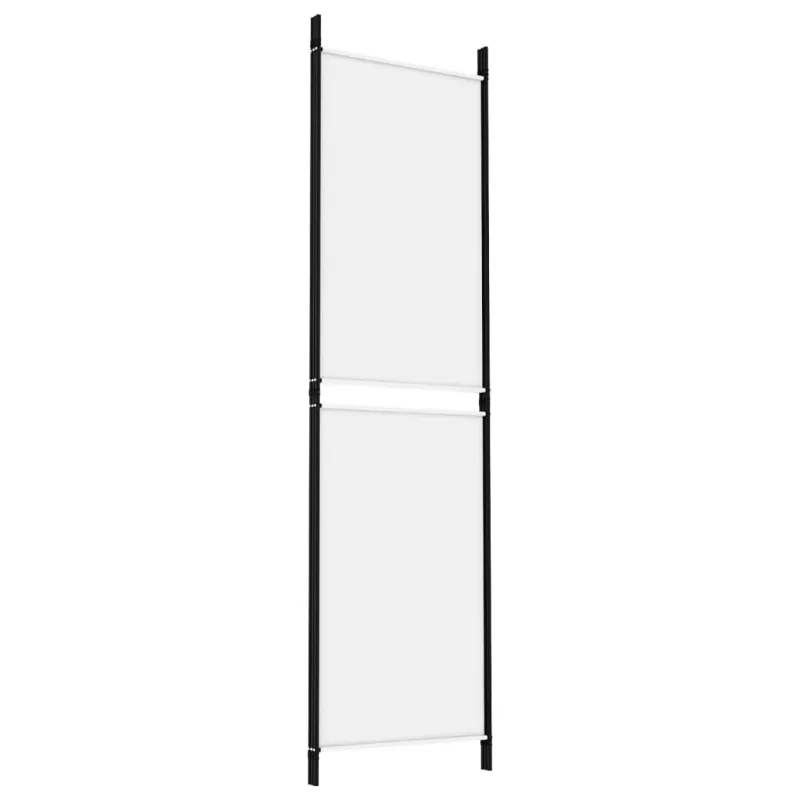 Kambario pertvara, 3 dalių, baltos spalvos, 150x180cm, audinys