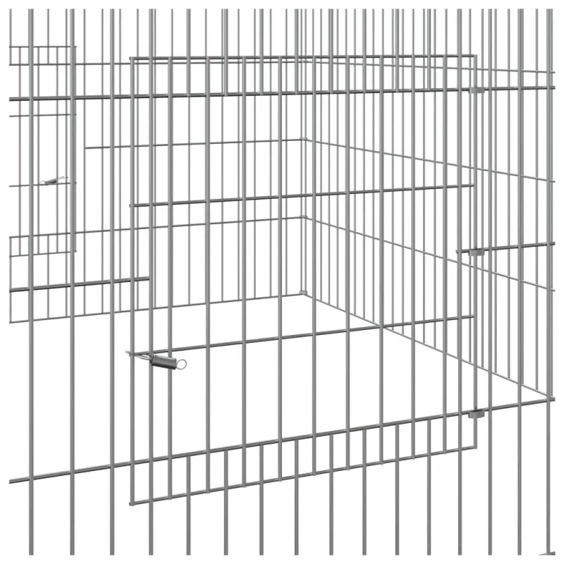 Triušių narvas, 110x110x55cm, galvanizuota geležis
