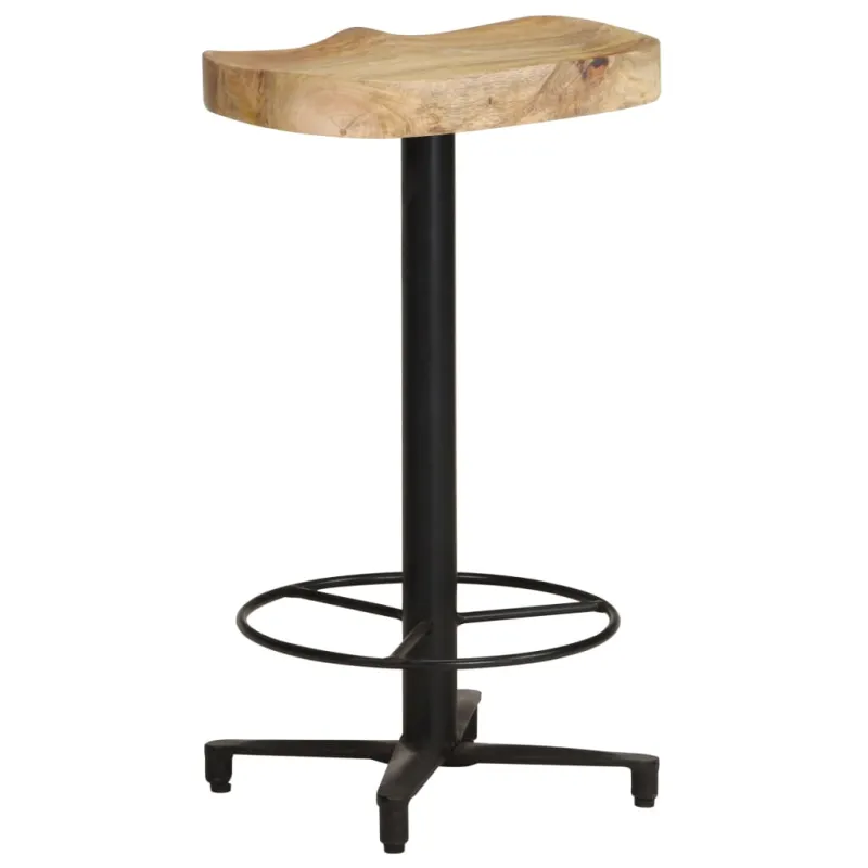 Baro taburetės, 2vnt., 66cm, mango medienos masyvas