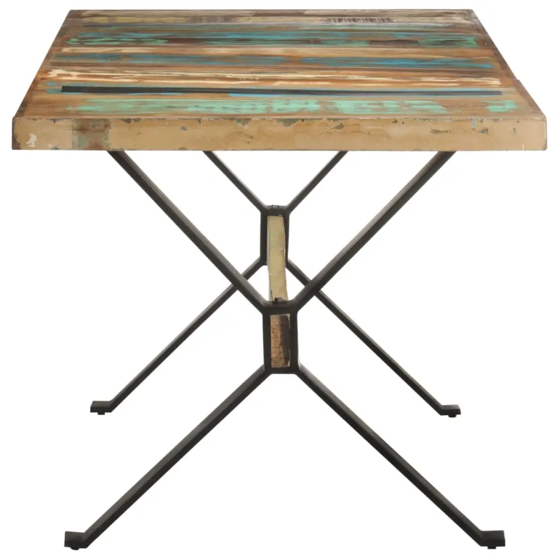 Valgomojo stalas, 160x80x76cm, perdirbtos medienos masyvas