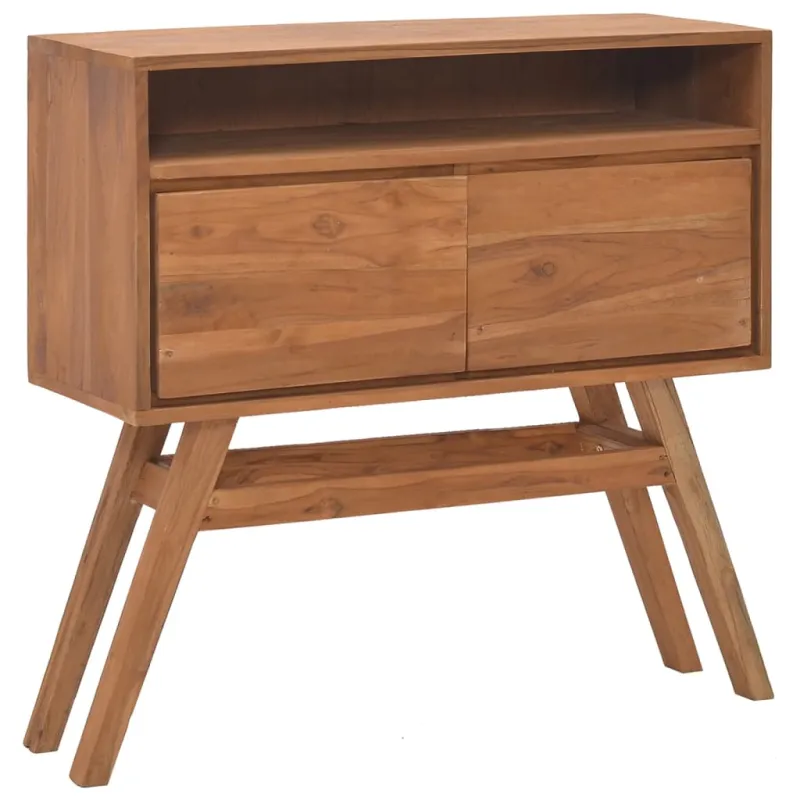 Konsolinis staliukas, 80x30x80cm, tikmedžio medienos masyvas